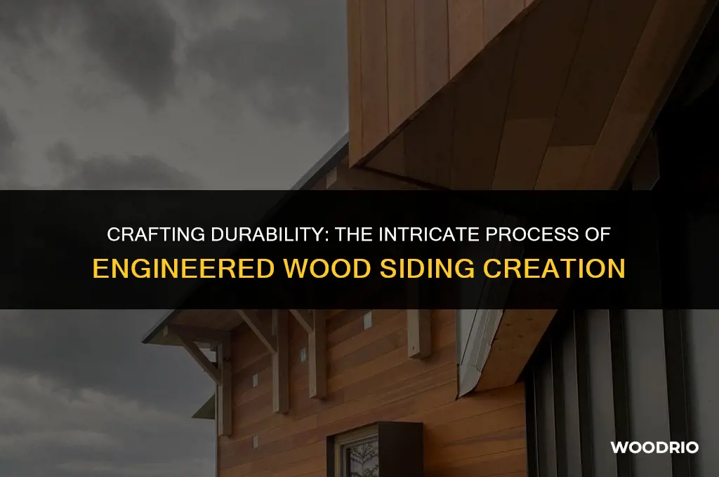 how is engineered wood siding made
