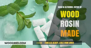 Crafting Glycerol Ester of Wood Rosin: A Sustainable Approach