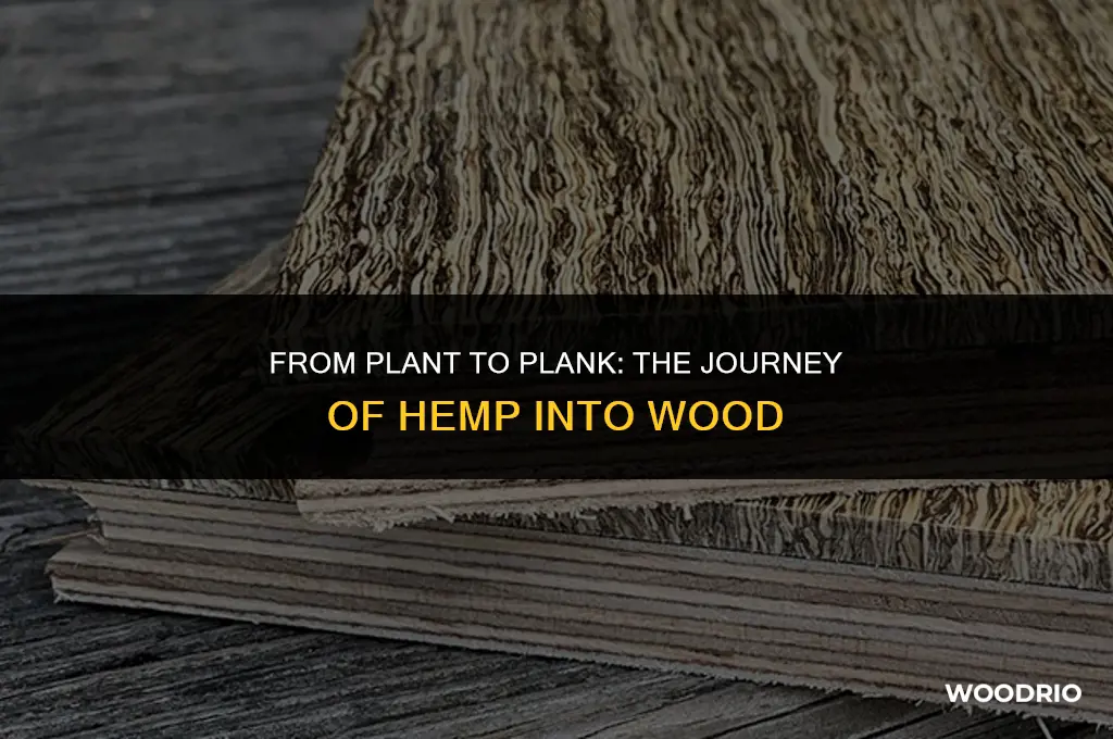 how is hemp made into wood