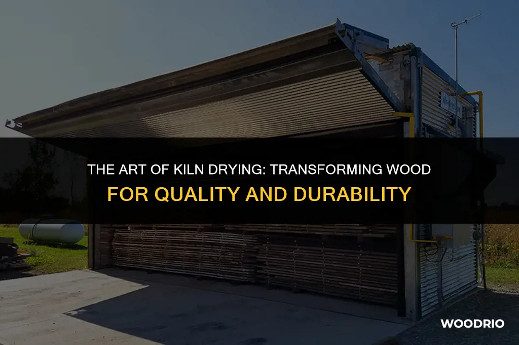 how is kiln dried wood made