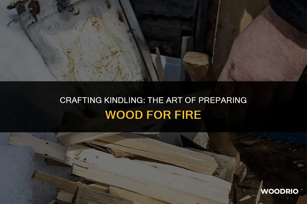 how is kindling wood made