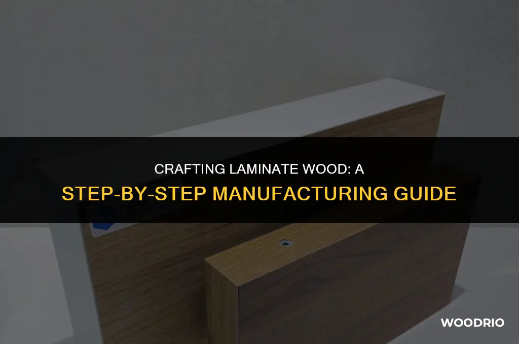 how is laminate wood made
