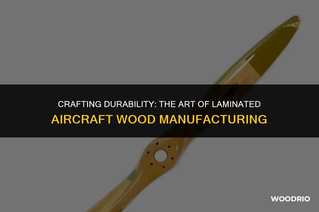how is laminated aircraft wood made