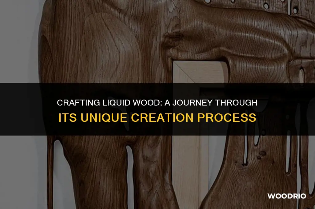 how is liquid wood made