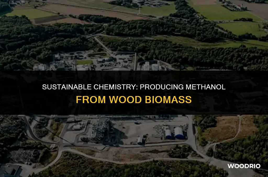 how is methanol made from wood