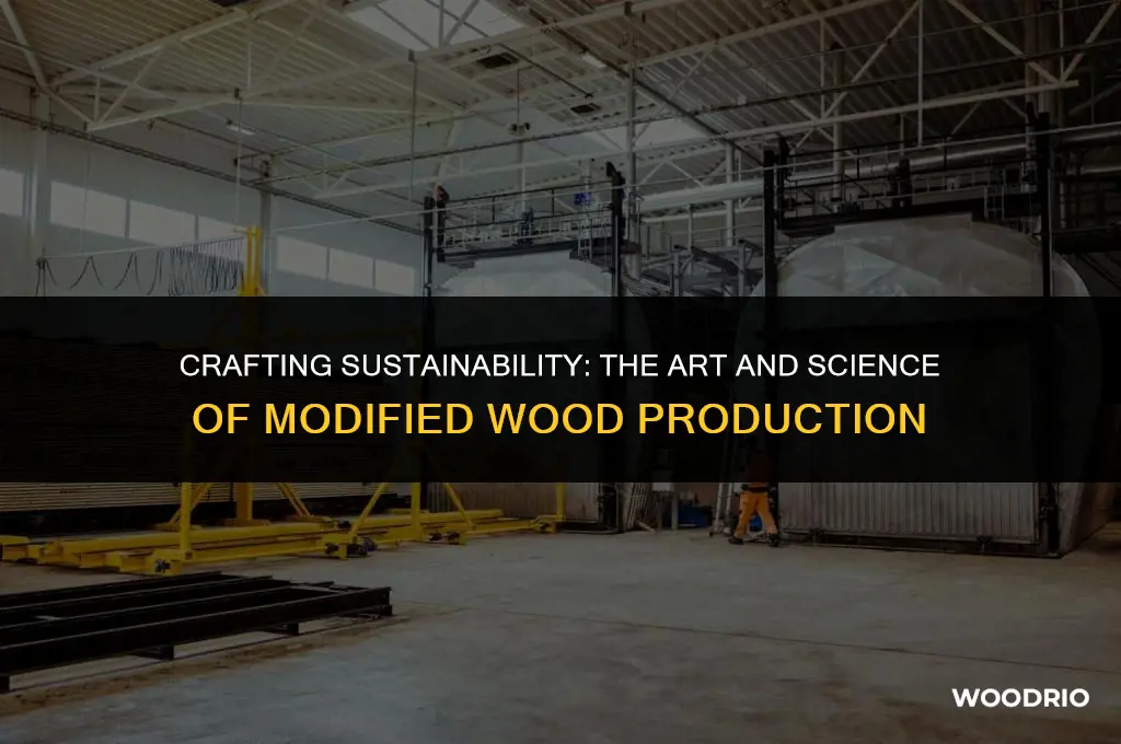 how is modified wood made
