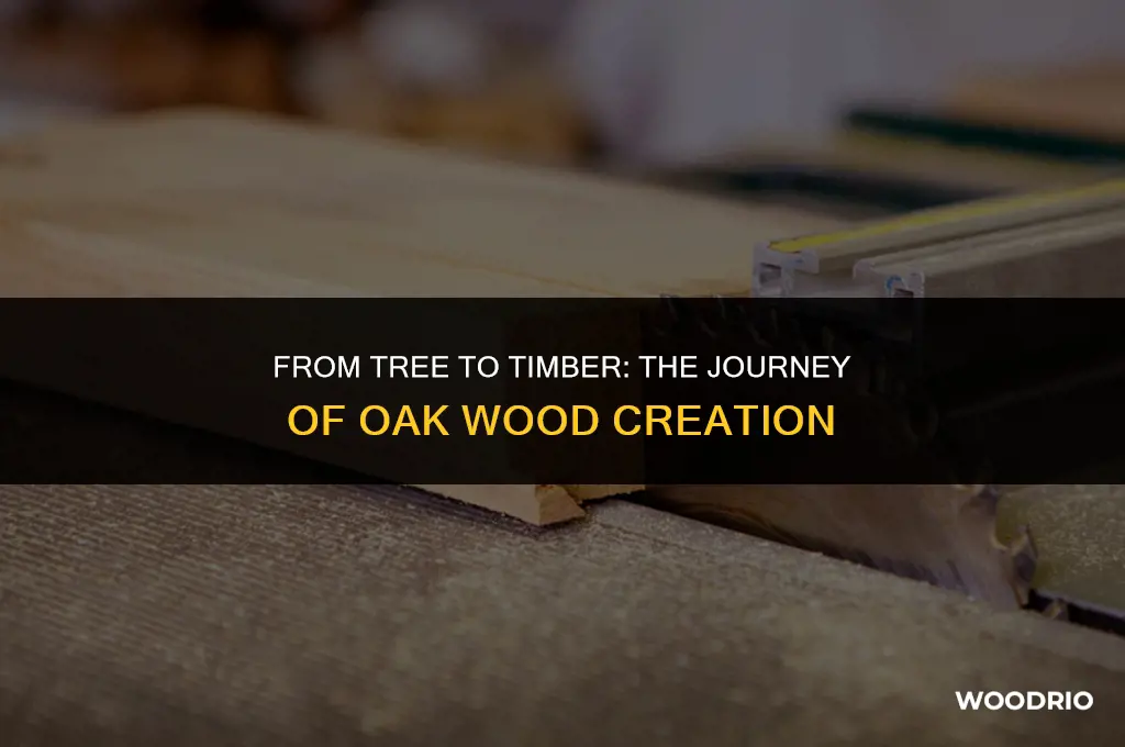 how is oak wood made