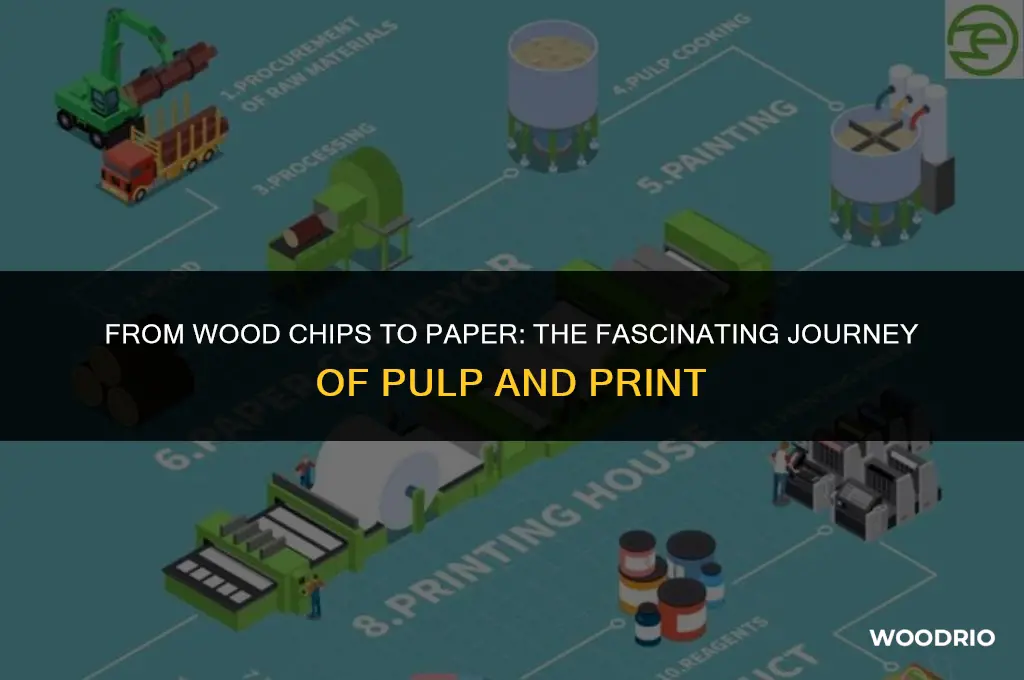 how is paper made from wood chips