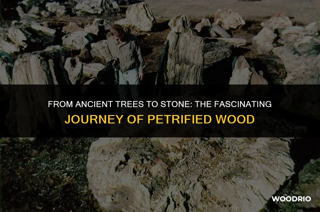 how is petrafied wood made