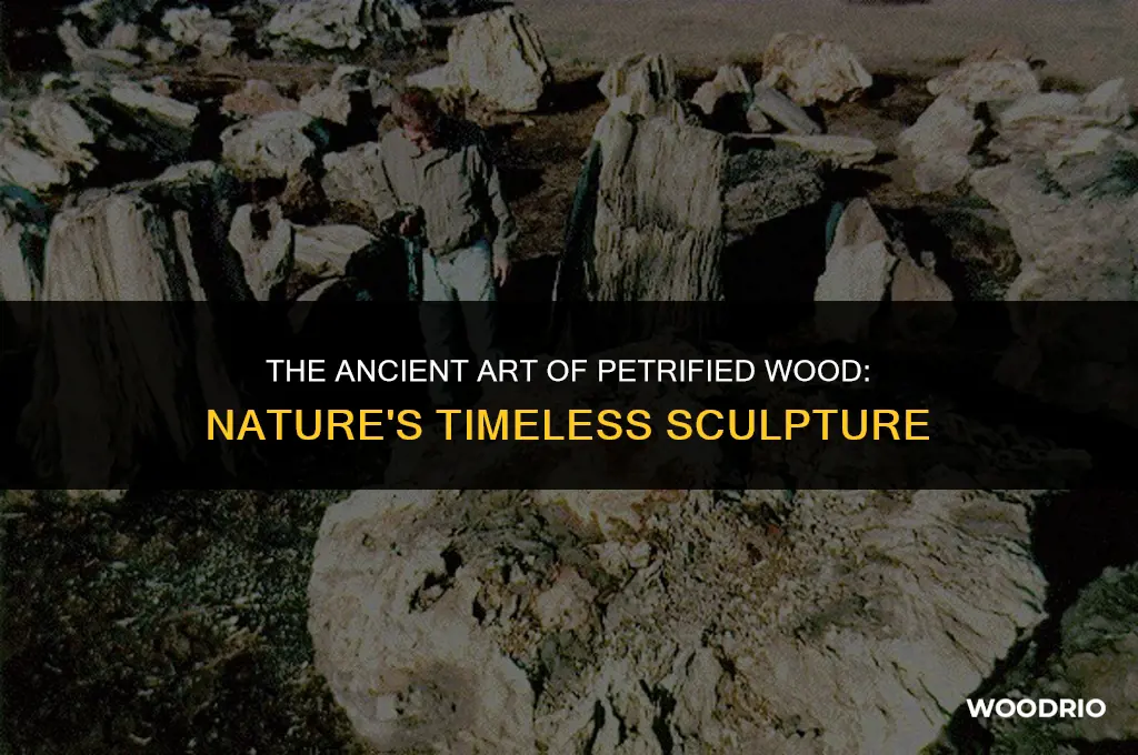 how is petrified wood made