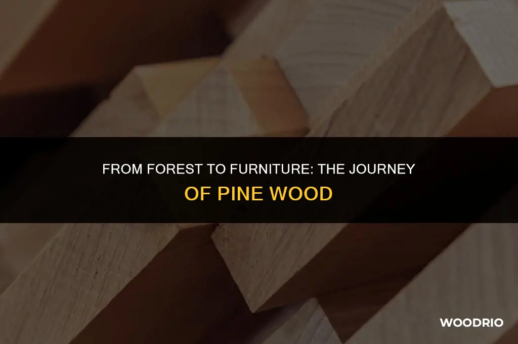 how is pine wood made