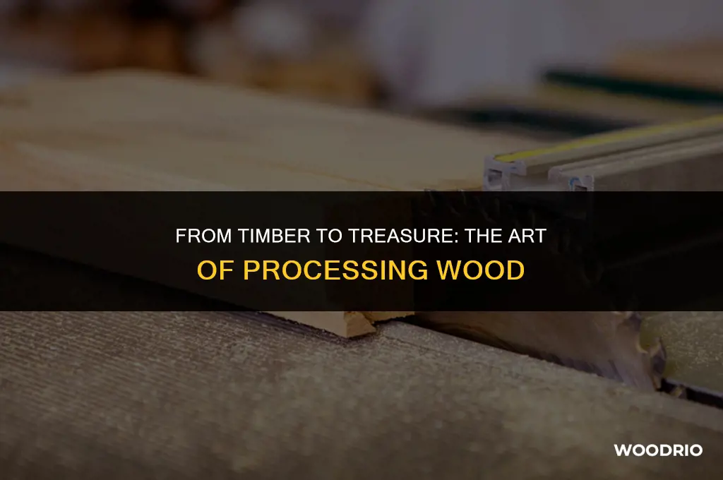 how is processed wood made