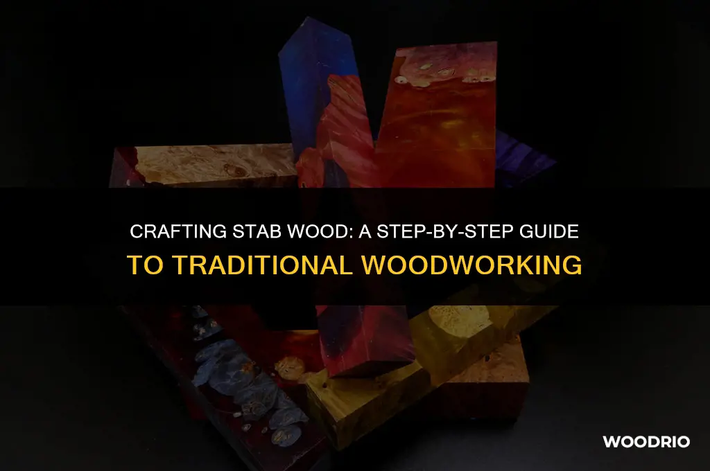 how is stab wood made