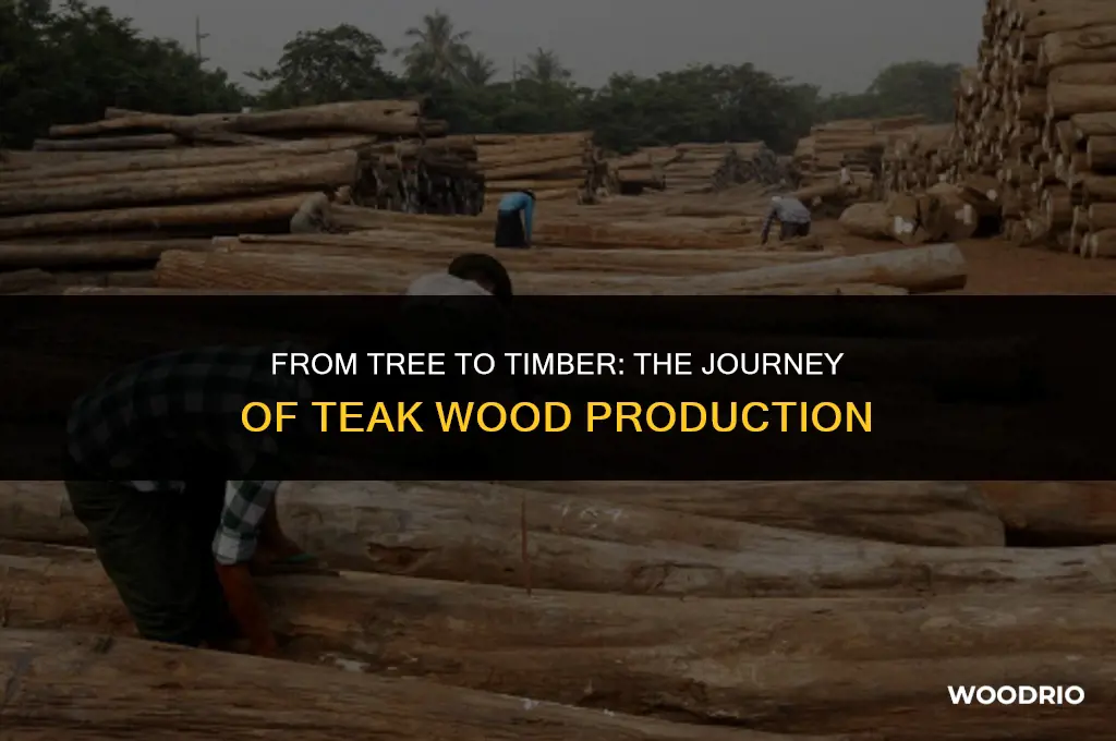 how is teak wood made