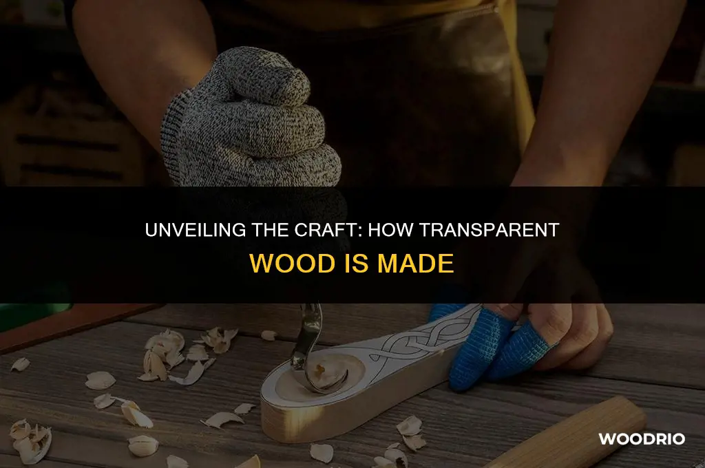 how is transparent wood made