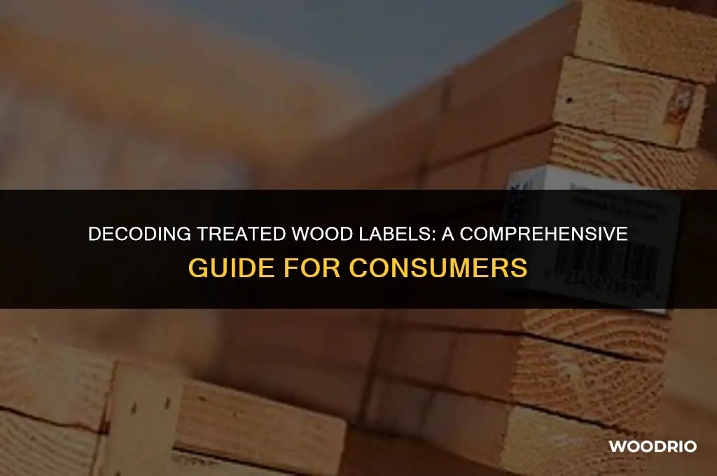 how is treated wood labeled