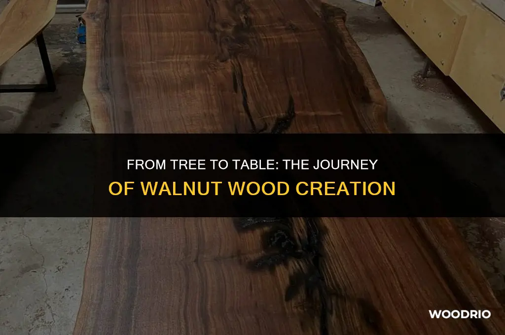 how is walnut wood made