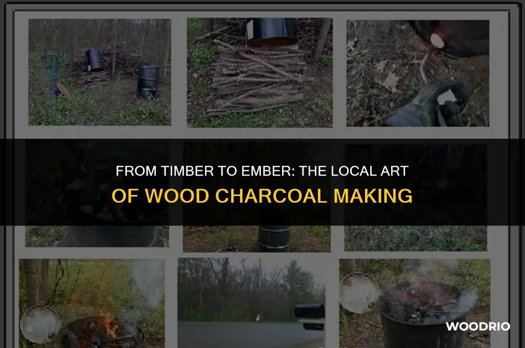 how is wood charcoal made locally