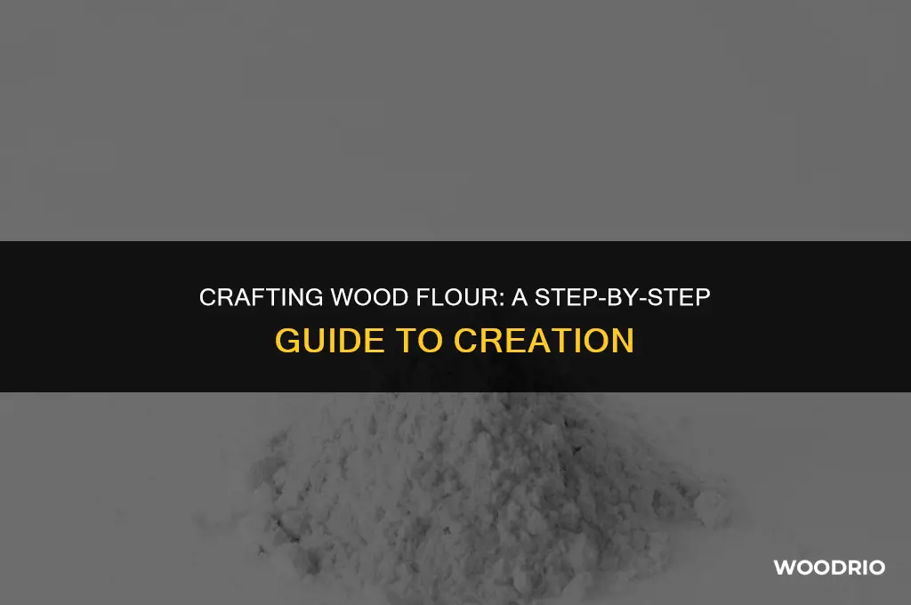 how is wood flour made