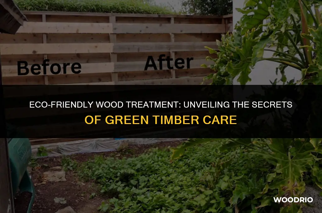 how is wood green treated