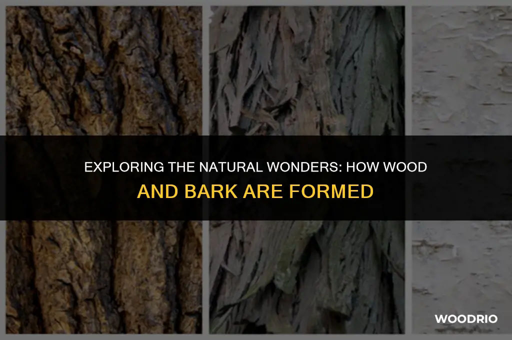 how is wood made how is bark made