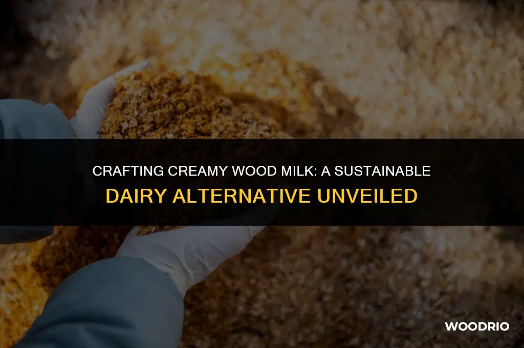 how is wood milk made