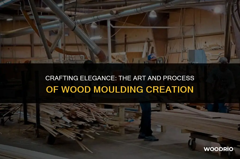 how is wood moulding made