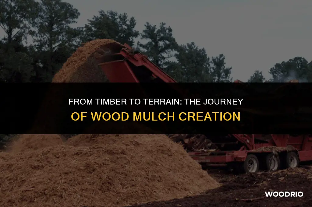 how is wood mulch made