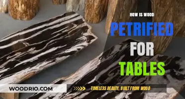 Transforming Ancient Wood: The Petrification Process for Stunning Tables