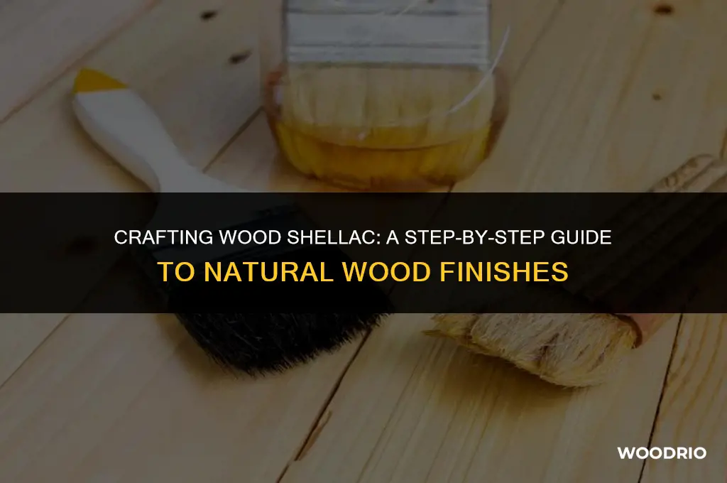 how is wood shellac made