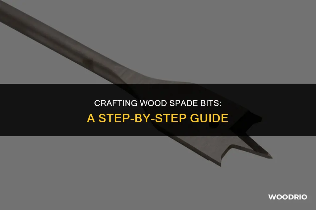 how is wood spade bit made