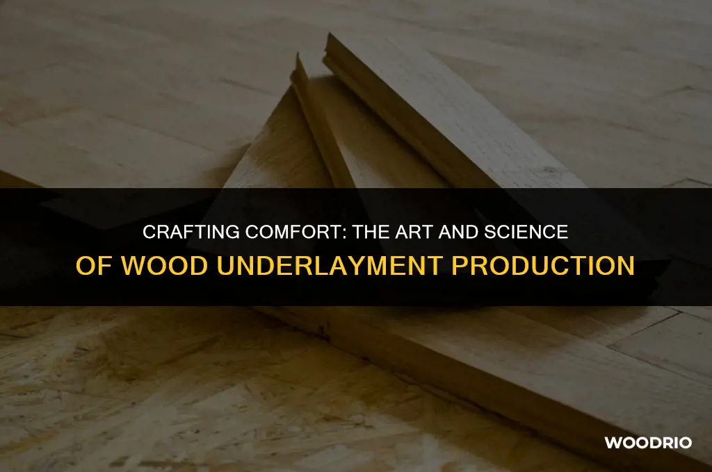 how is wood underlayment made