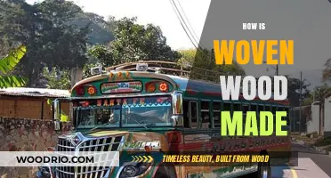 Crafting Elegance: The Art and Process of Woven Wood Creation