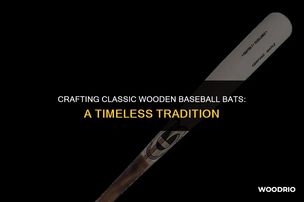 how it made wooden baseball bats