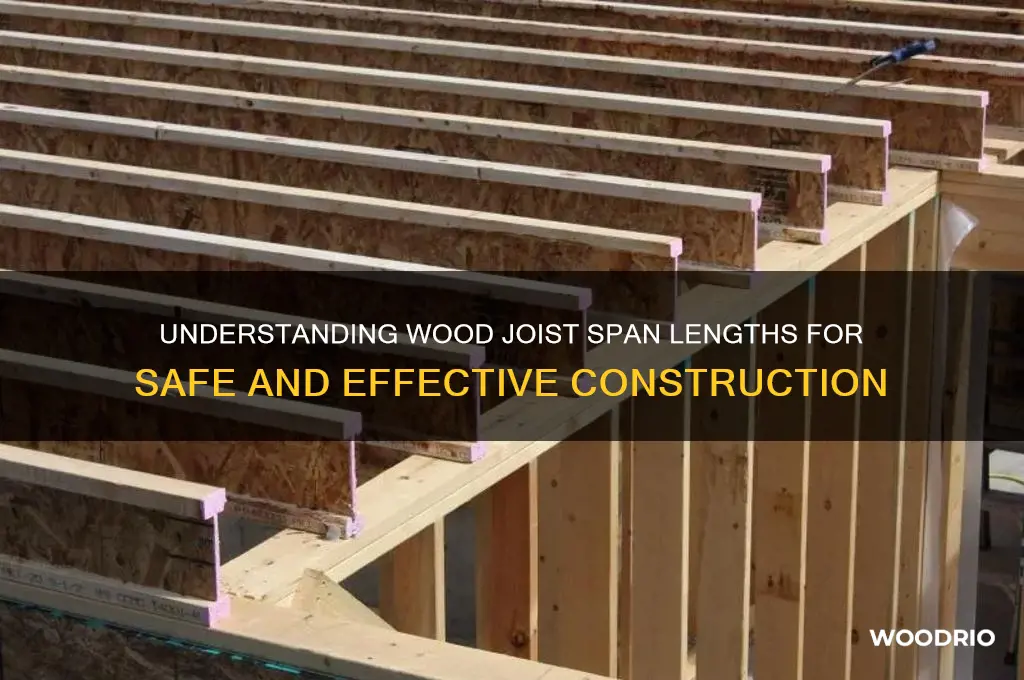 how long a span of wood joists