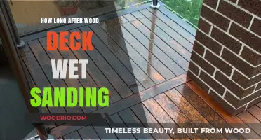 Wood Deck Wet Sanding: Optimal Timing for Smooth, Refinished Surfaces