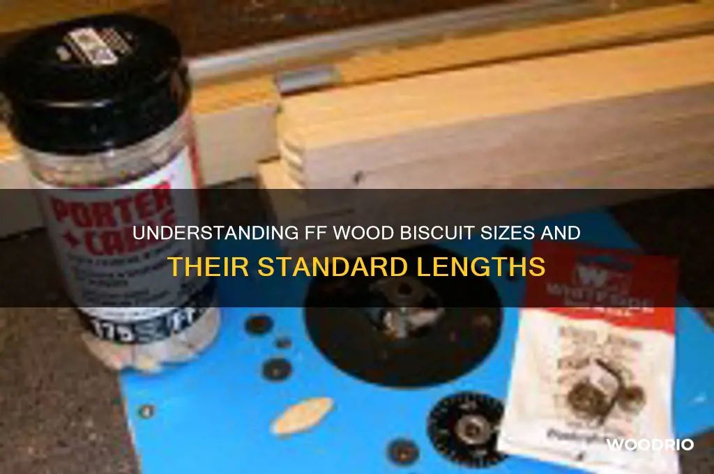 how long are ff wood biscuits