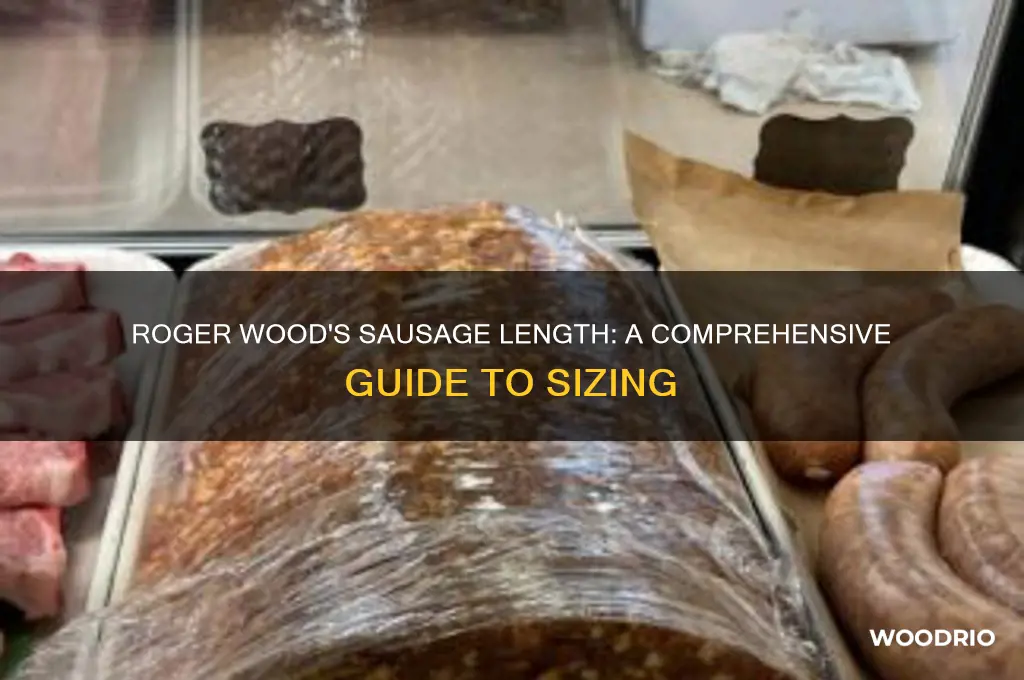 how long are roger woods sausage