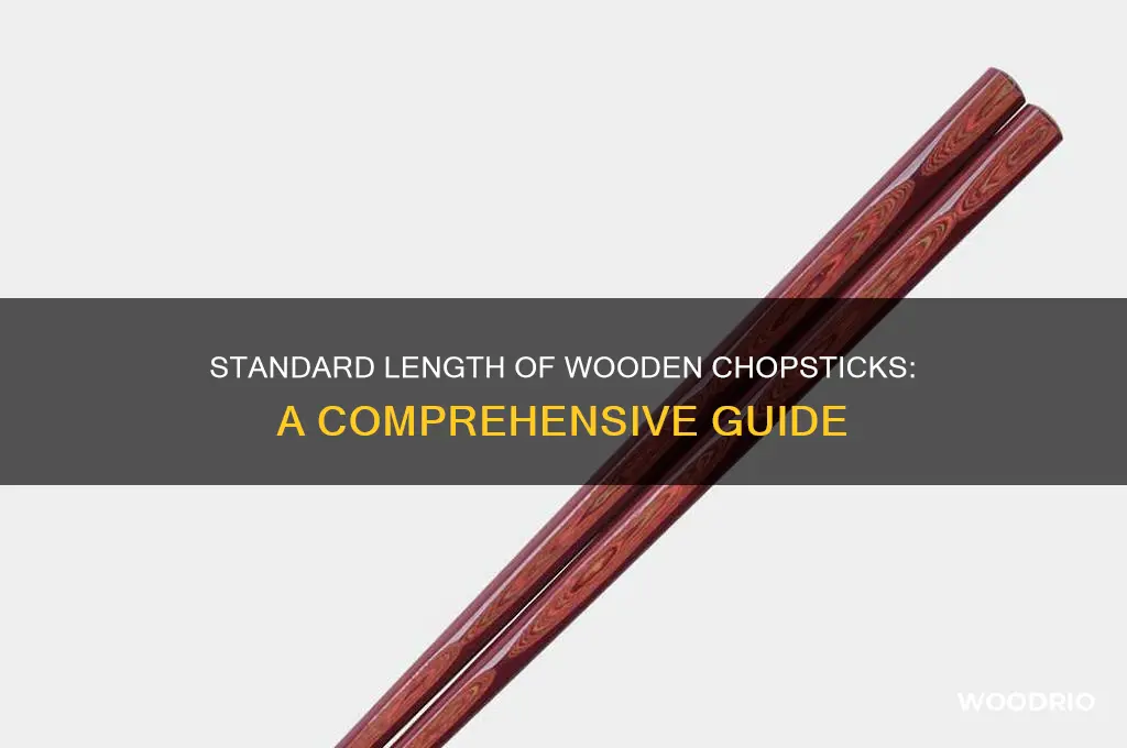 how long are wooden chopsticks