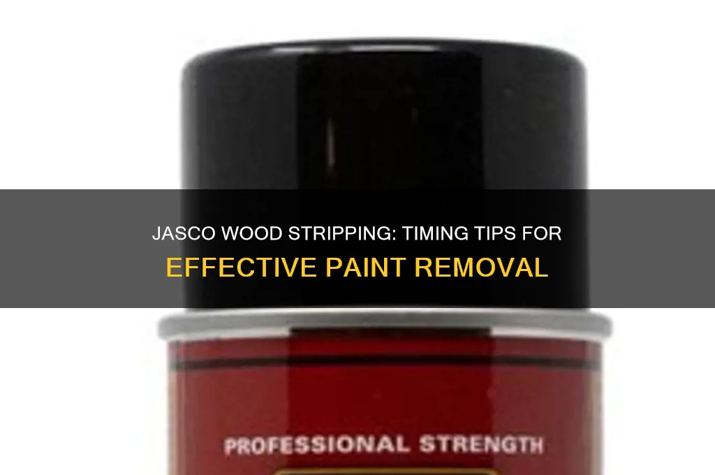 how long before jasco strips wood