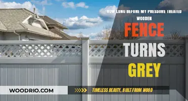 When Will Your Pressure-Treated Fence Fade to Grey?