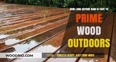 Safe Wood Priming After Rain: Timing Tips for Outdoor Projects