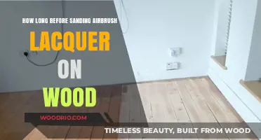 Sanding Airbrush Lacquer on Wood: Optimal Timing for Smooth Results