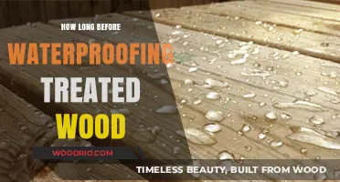 Waterproofing Treated Wood: Optimal Timing for Durable and Long-Lasting Results