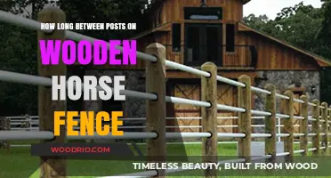 Optimal Post Spacing for Durable Wooden Horse Fences: A Guide