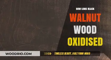 Black Walnut Wood Oxidation: Understanding the Aging Process and Timeline