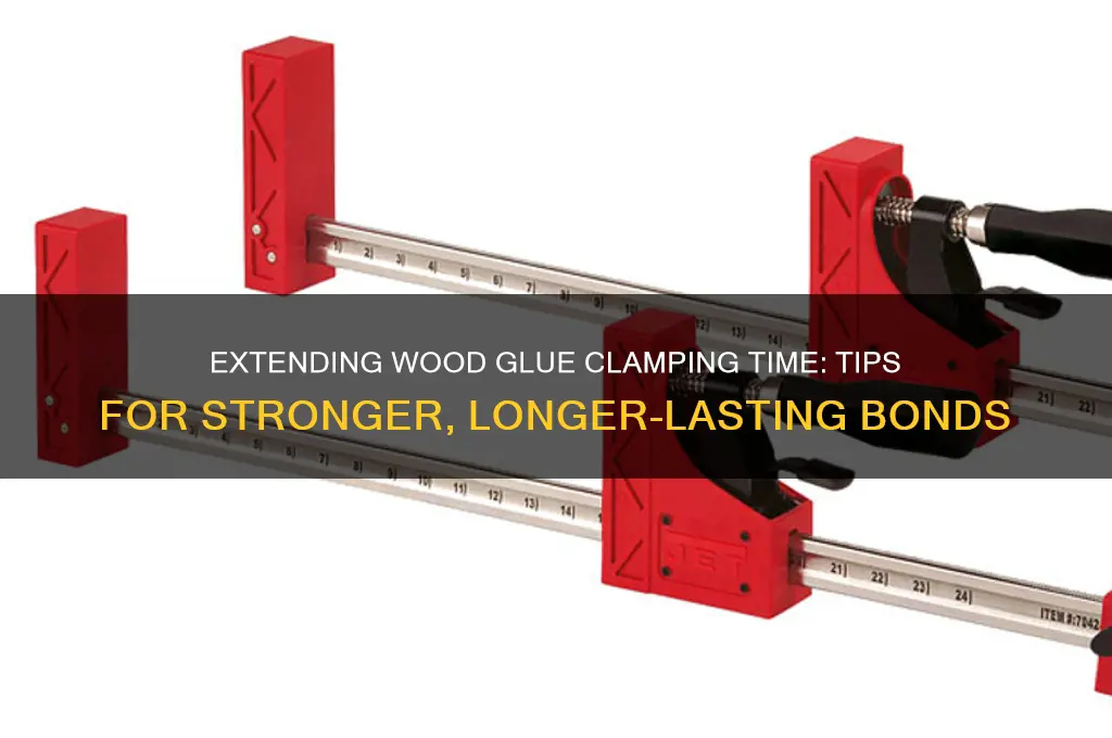 how long clamp wood glue extend