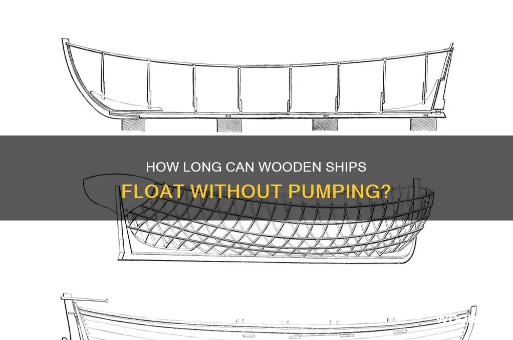 how long could a wooden ship float without being pumped
