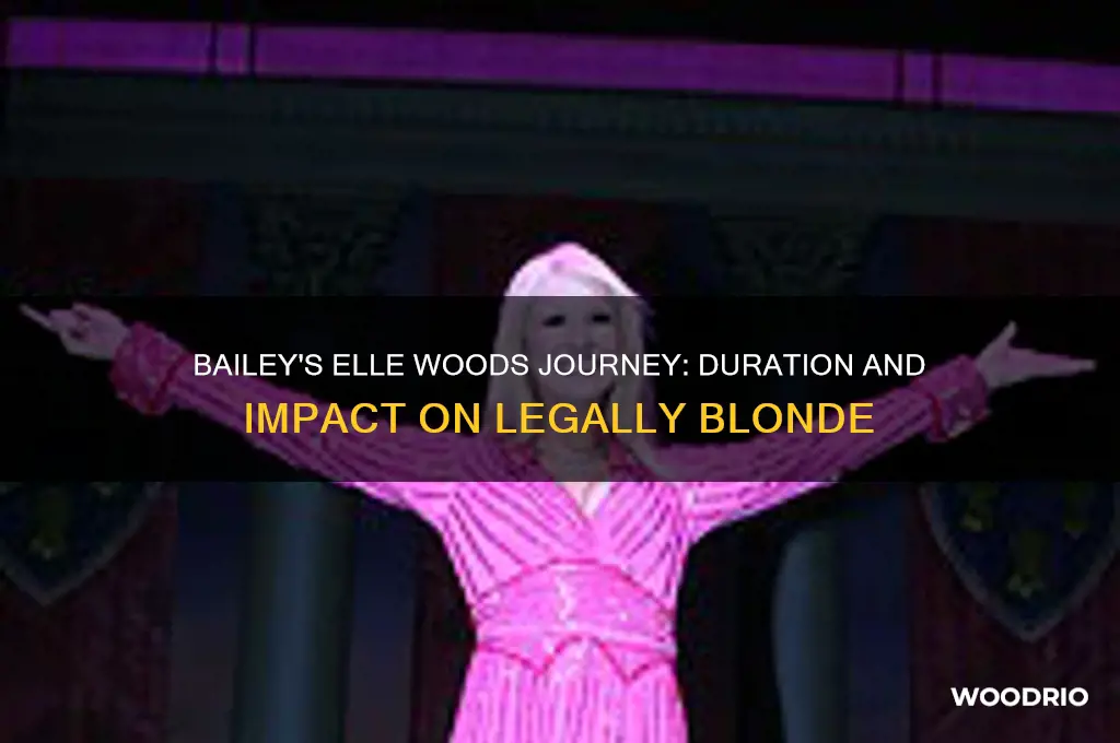 how long did bailey play elle woods