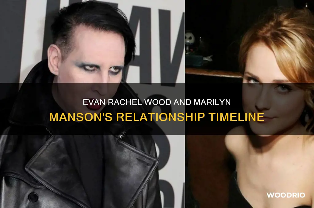how long did evan rachel wood and marilyn manson date